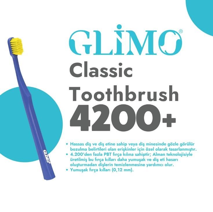 GLİMODİŞ FIRÇALARIGlimo Classic Soft 4200+ Diş Fırçası