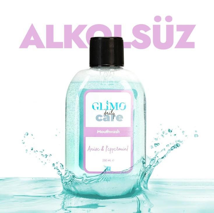 GLİMODİŞ MACUNLARIGlimo Daily Care Ağız Bakım Suyu Anason Nane 250 ml