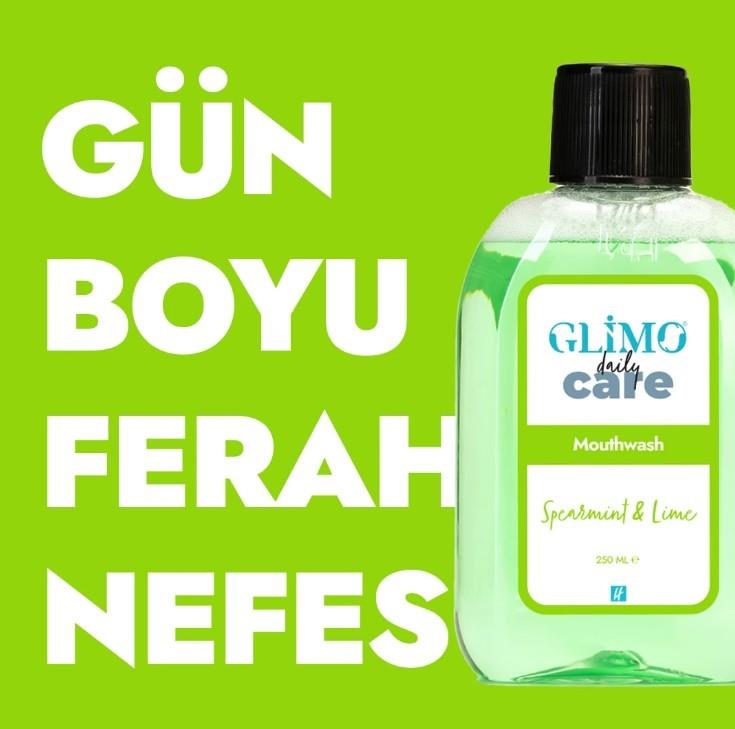 GLİMODİŞ MACUNLARIGlimo Daily Care Ağız Bakım Suyu Bahçenanesi Misket Limonu Nanesi 250 ml