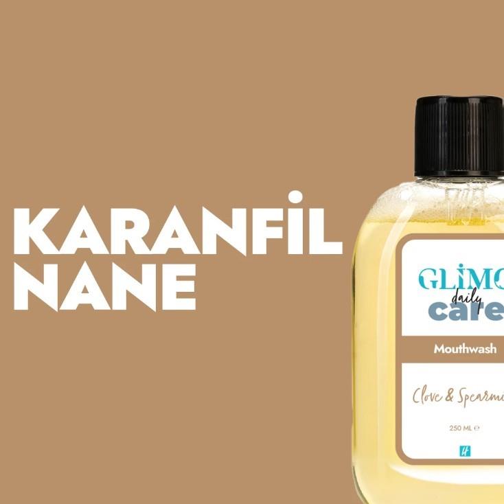 GLİMODİŞ MACUNLARIGlimo Daily Care Ağız Bakım Suyu Karanfil Bahçe Nanesi 250 ml