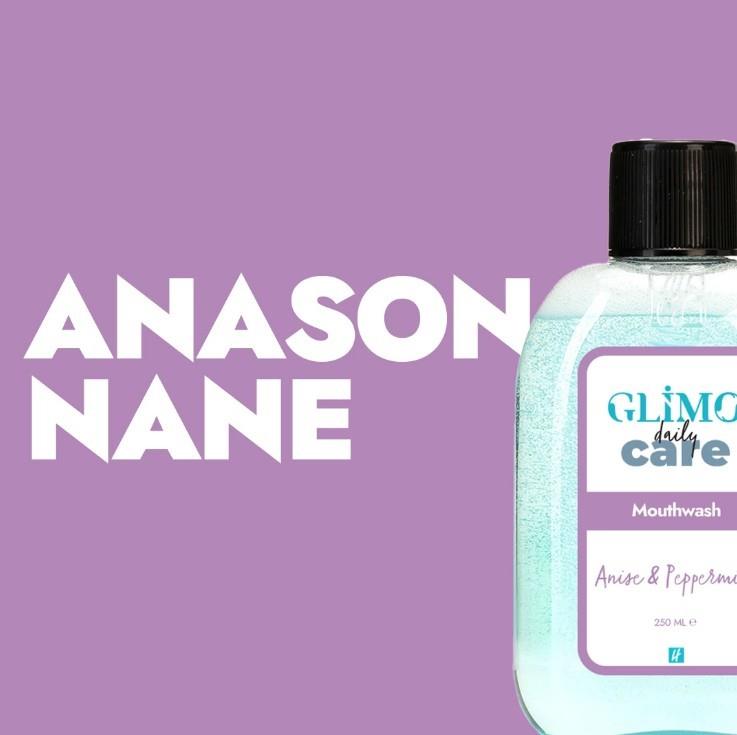 GLİMODİŞ MACUNLARIGlimo Daily Care Ağız Bakım Suyu Anason Nane 250 ml