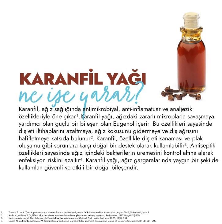 GLİMODİŞ MACUNLARIGlimo Daily Care Ağız Bakım Suyu Karanfil Bahçe Nanesi 250 ml