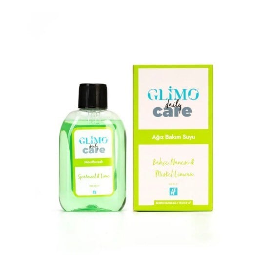 GLİMODİŞ MACUNLARIGlimo Daily Care Ağız Bakım Suyu Bahçenanesi Misket Limonu Nanesi 250 ml