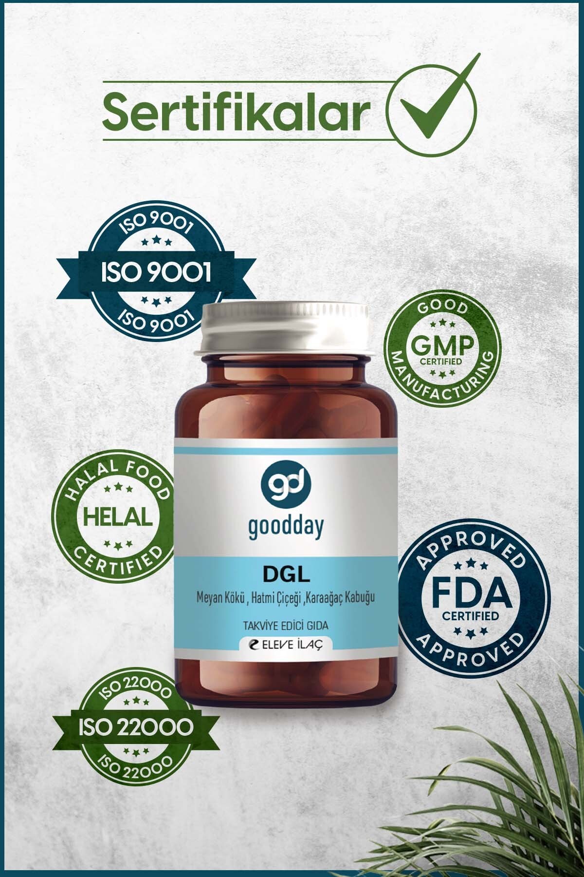 GOODDAYBESİN TAKVİYELERİGoodday DGL 120 Tablet
