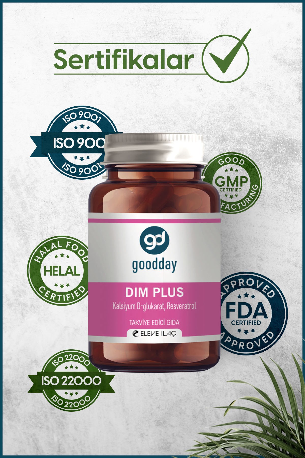 GOODDAYVİTAMİN-MİNERALLERGoodday Dım Plus 60 Tablet