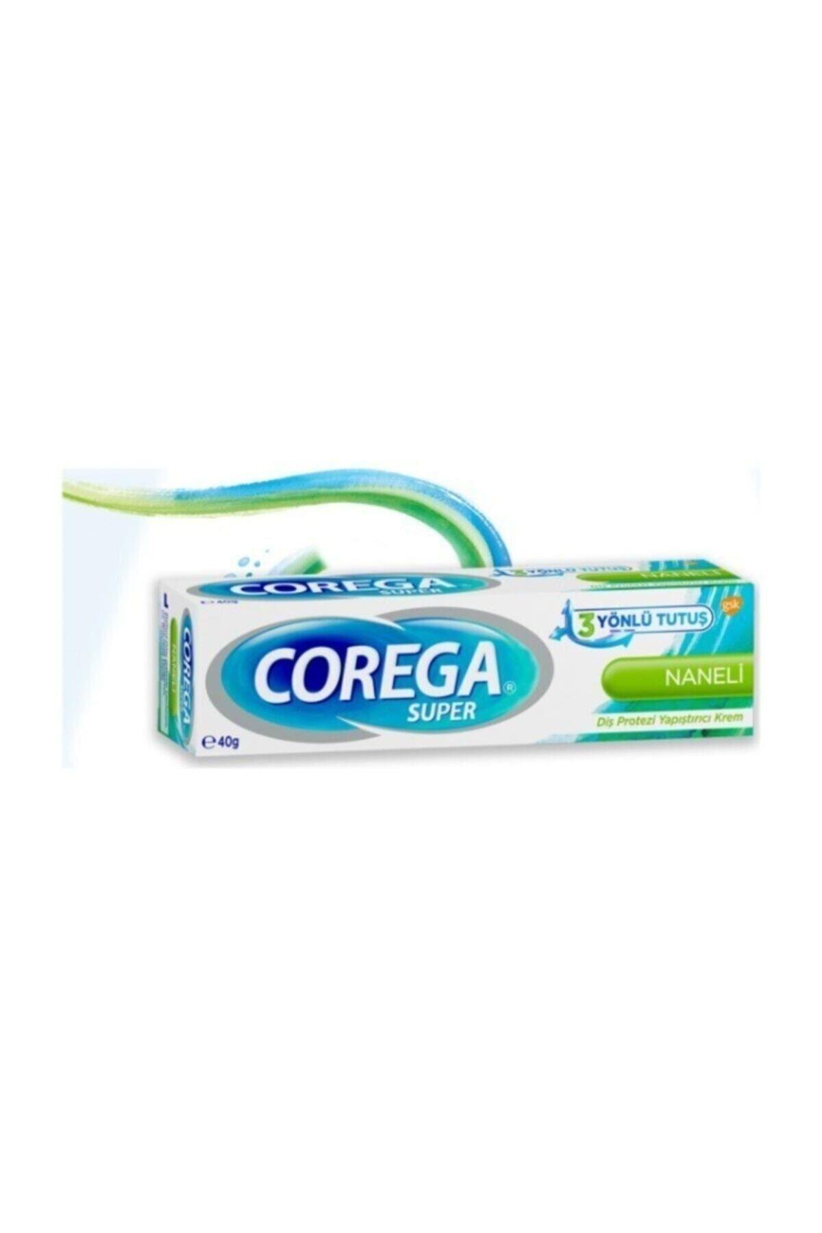 GSKDİŞ MACUNLARICorega Diş Protezi Yapıştırıcı Krem Naneli 40 gr