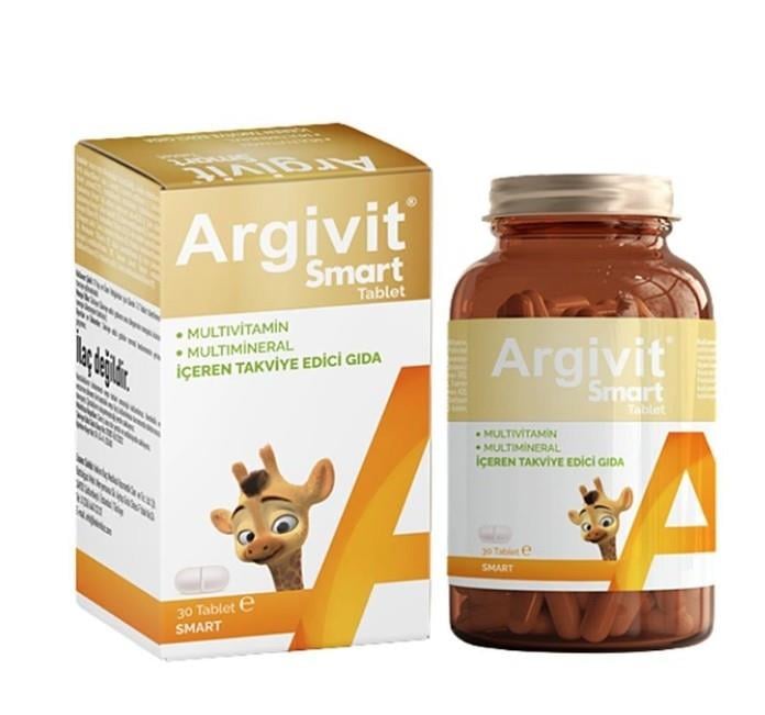 HEKİM İLAÇVİTAMİN-MİNERALLERArgivit Smart 30 Tablet
