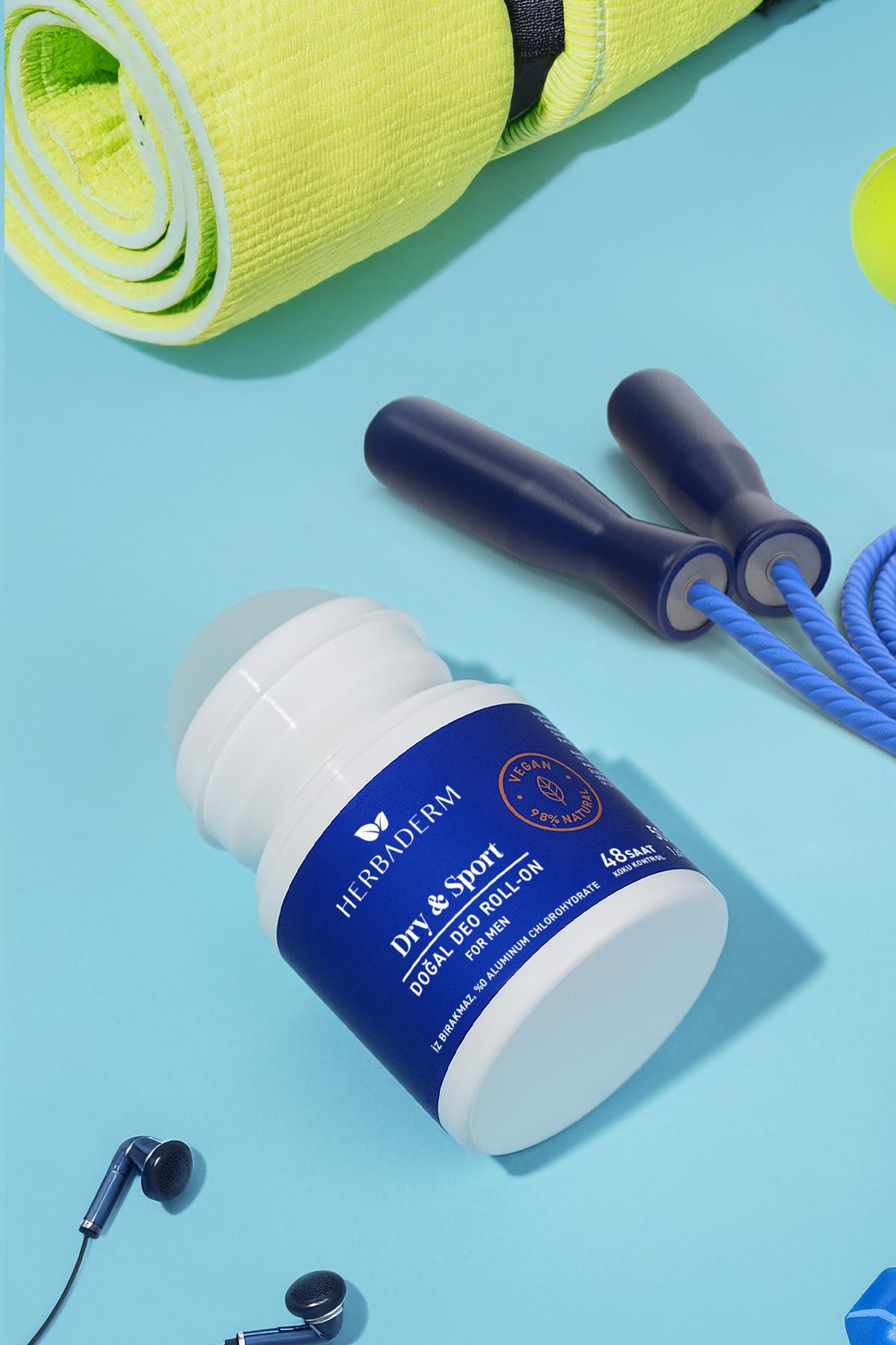 HerbadermDEODORANT & ROLL-ONHerbaderm Dry Sport Doğal Deo Roll On For Men 50 ml