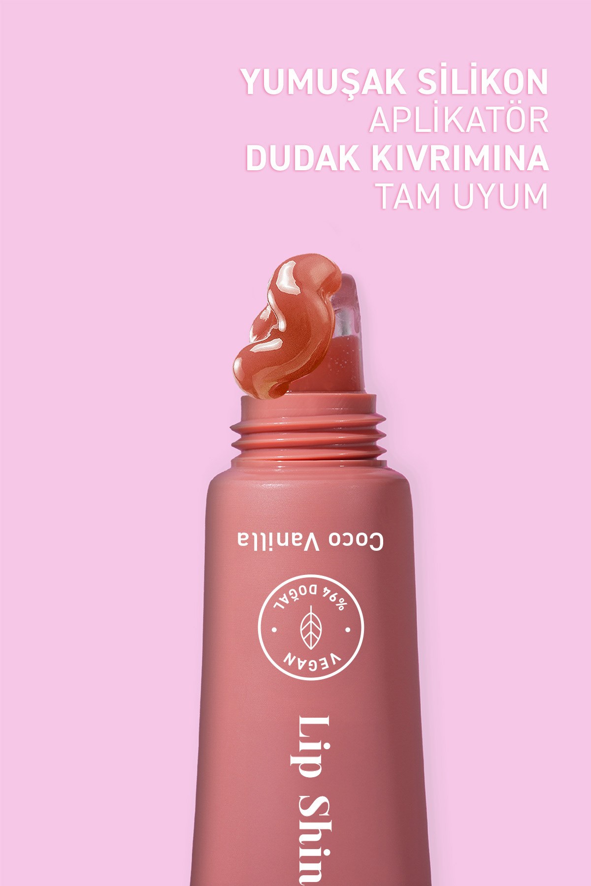 HerbadermDUDAK BAKIM ÜRÜNLERİHerbaderm Parlak Dudak Balmı Coco Vanilya Aromalı 10 ml (Charm Hediyeli)