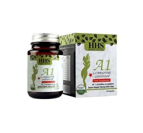 HhsBİTKİSEL ÜRÜNLERHHS A1 L-Carnitine Lepidium 30 Kapsül