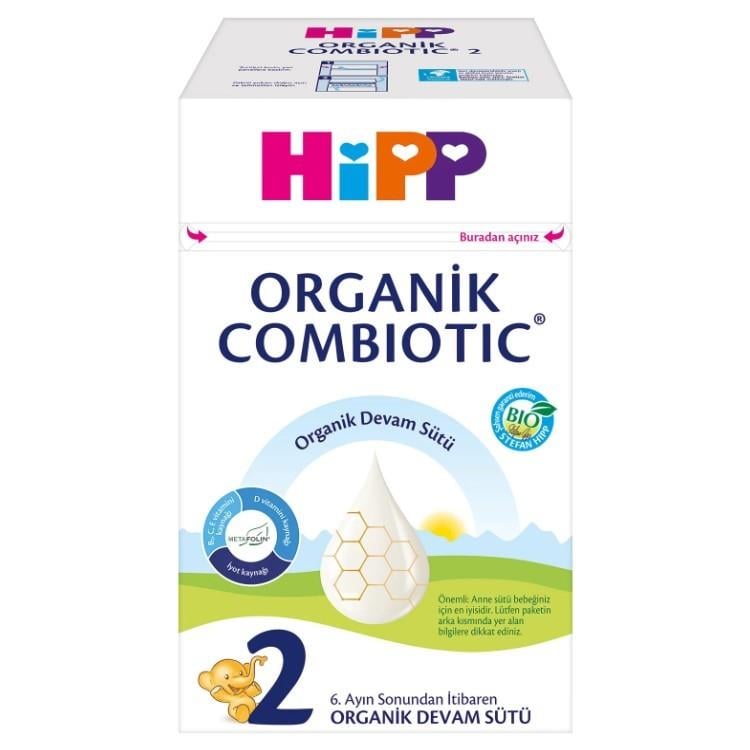 HİPPBEBEK MAMALARIHipp Organik Combiotic Bebek Sütü 2 Numara 800 gr