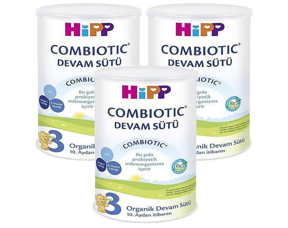 HİPPBEBEK MAMALARIHipp Organik Combiotic Bebek Sütü 3 Numara 350 gr 3 Adet