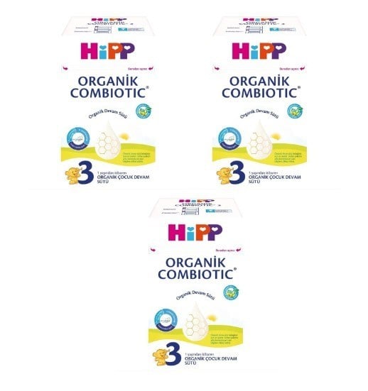 HİPPBEBEK MAMALARIHipp Organik Combiotic Bebek Sütü 3 Numara 800 gr 3 Adet