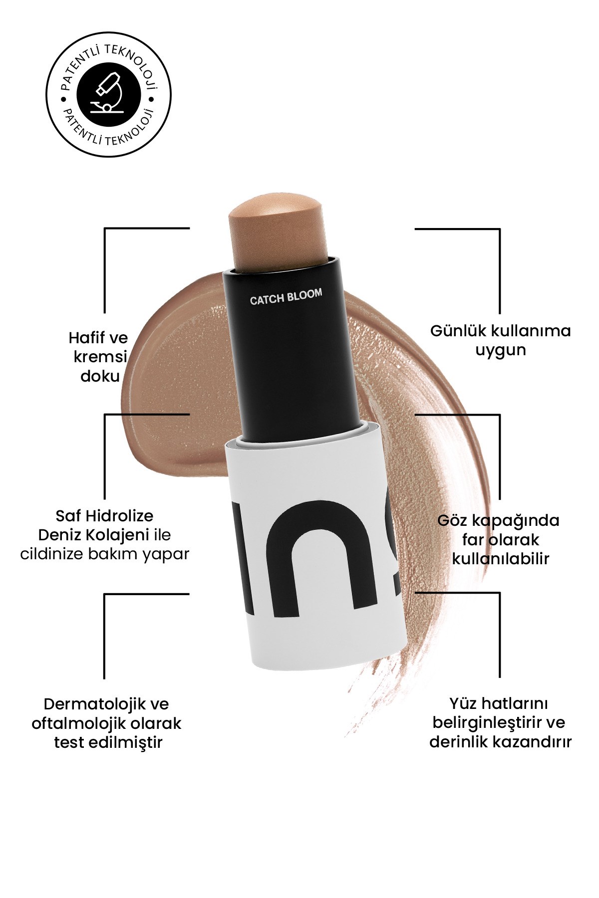 INO BeautyKOZMETİKIno Beauty Catch Sculpt Contour Stick Dune 9.5 g
