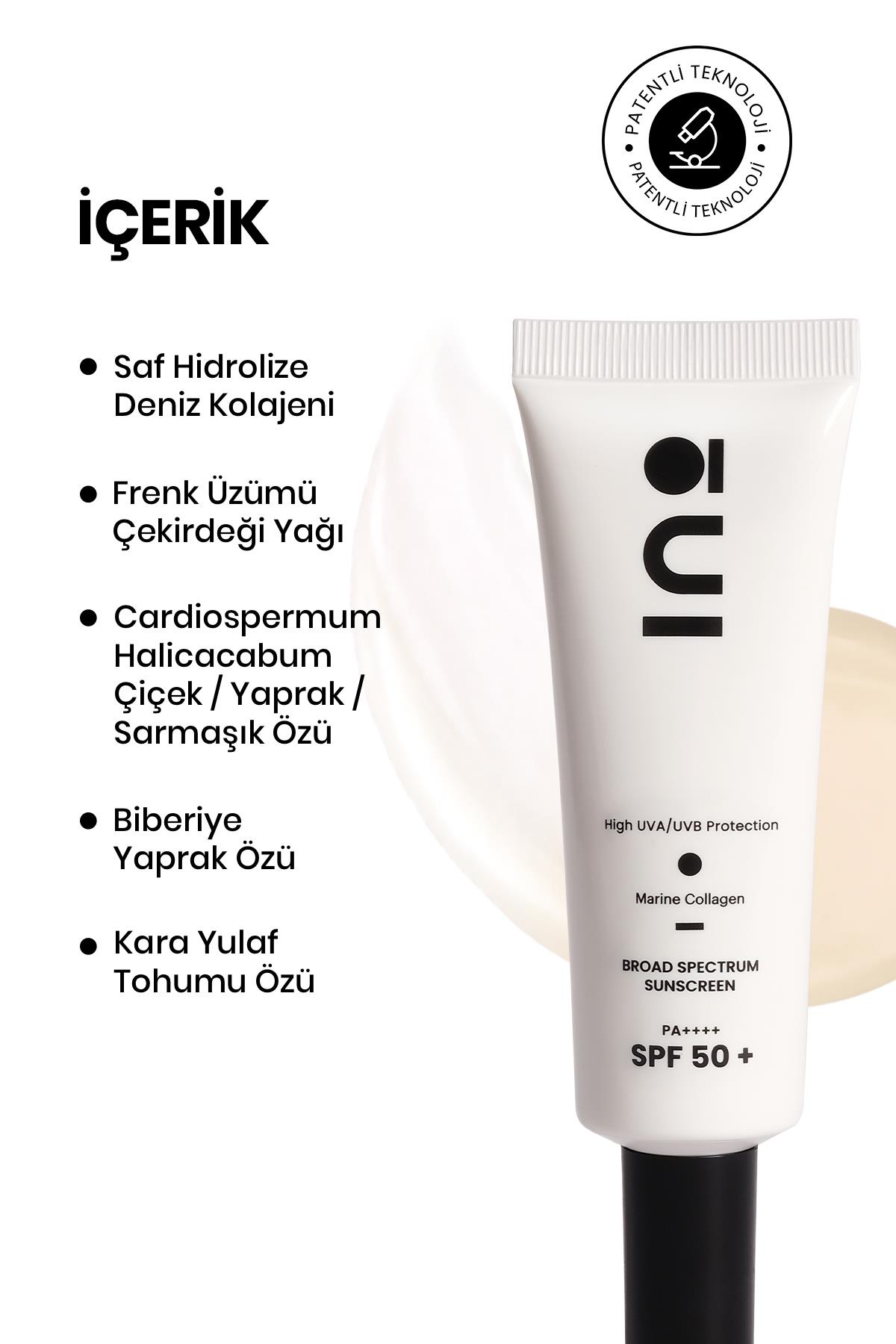 INO BeautyYÜZ GÜNEŞ ÜRÜNLERİIno Beauty Broad Spectrum SPF 50+ Yüksek Korumalı Güneş Kremi - 01 Light 50 ml