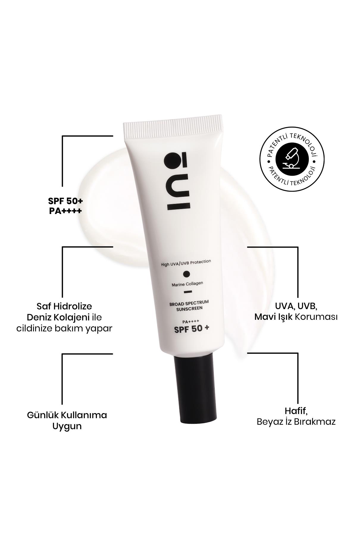 INO BeautyYÜZ GÜNEŞ ÜRÜNLERİIno Beauty Broad Spectrum SPF 50+ Yüksek Korumalı Güneş Kremi - 00 Clear 50 ml