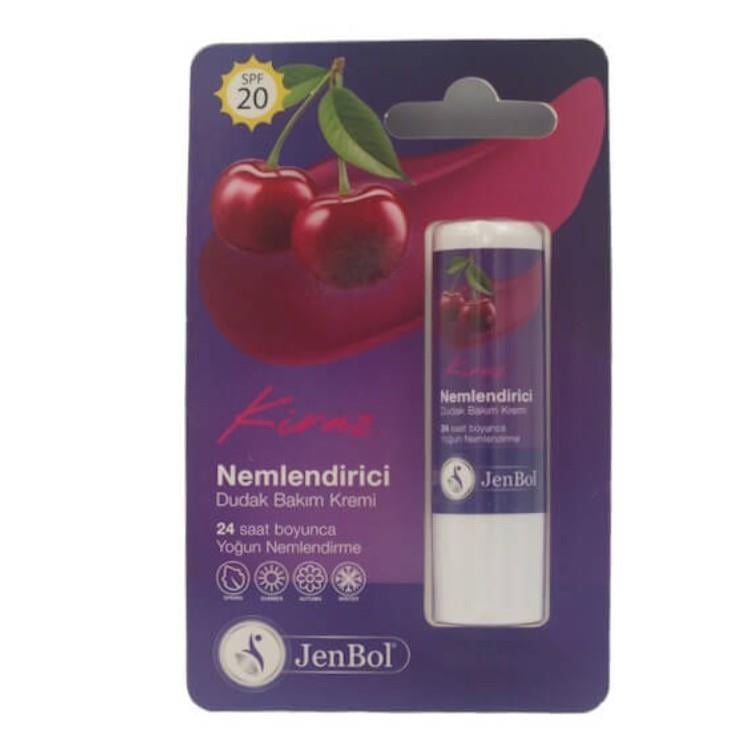 JENBOLDUDAK BAKIM ÜRÜNLERİJenbol Lip Balm Nemlendirici Dudak Bakım Kremi Kiraz Spf 20 5 gr