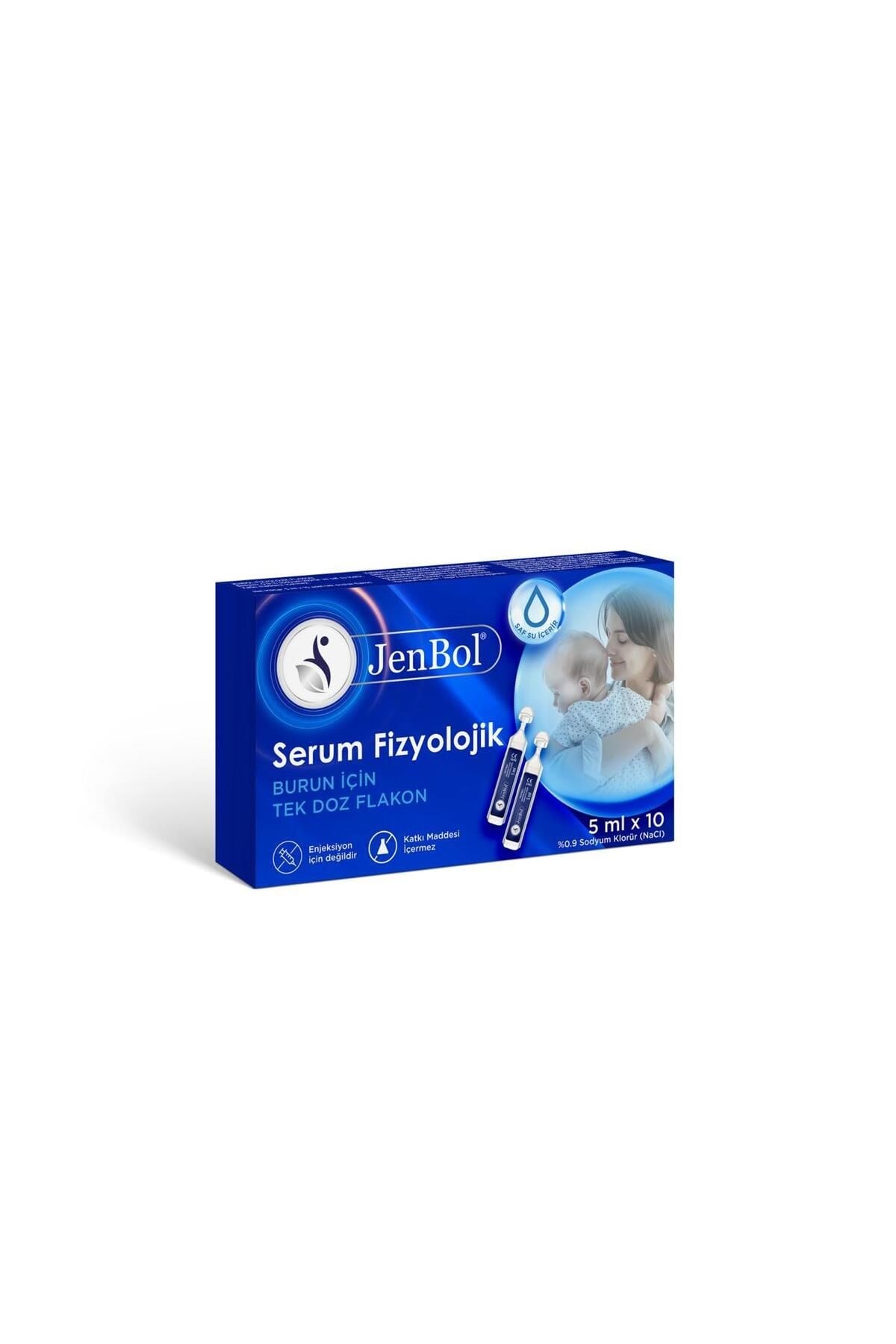 JENBOLGÖZ-KULAK BURUN BOĞAZ SAĞLIĞIJenbol Fizyolojik Serum 5 mlx10 Flakon