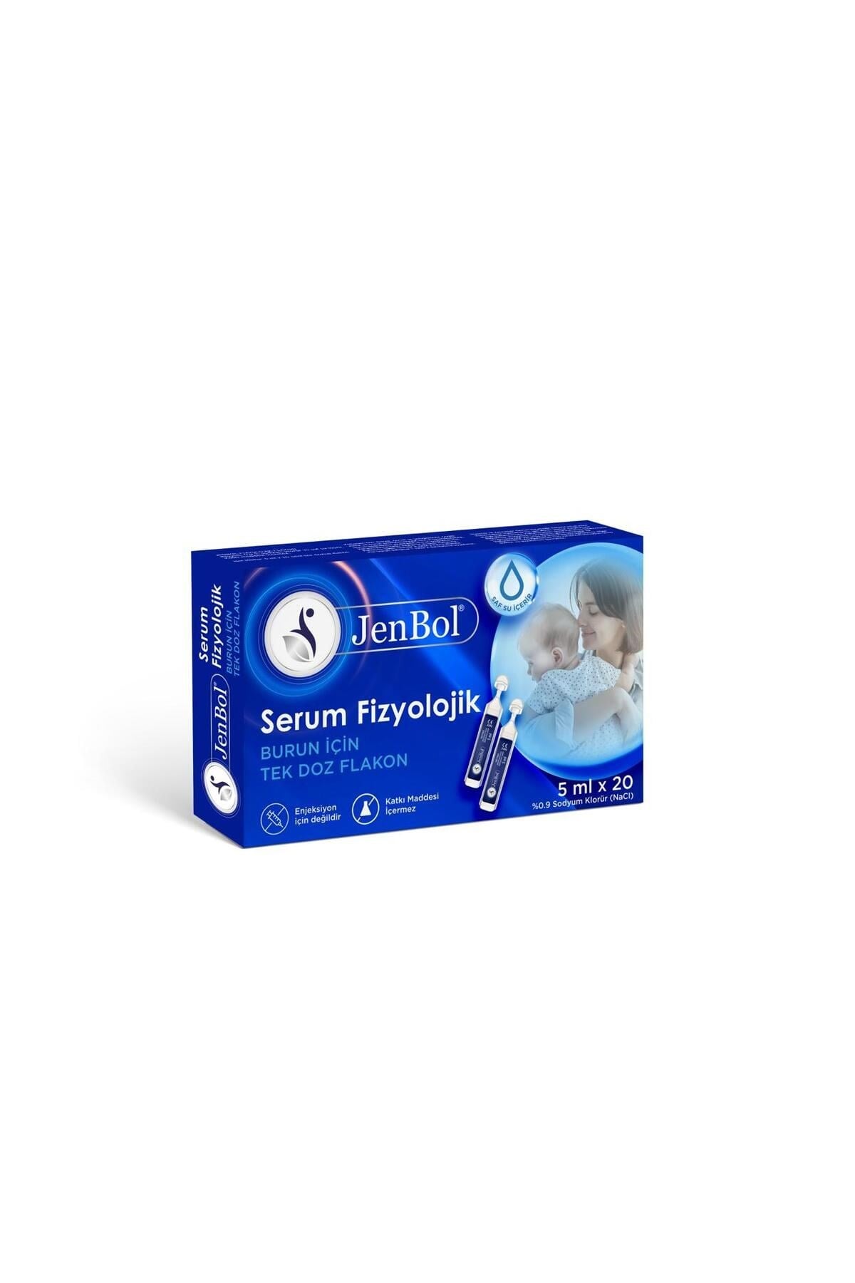 JENBOLGÖZ-KULAK BURUN BOĞAZ SAĞLIĞIJenbol Fizyolojik Serum 5 mlx20 Flakon