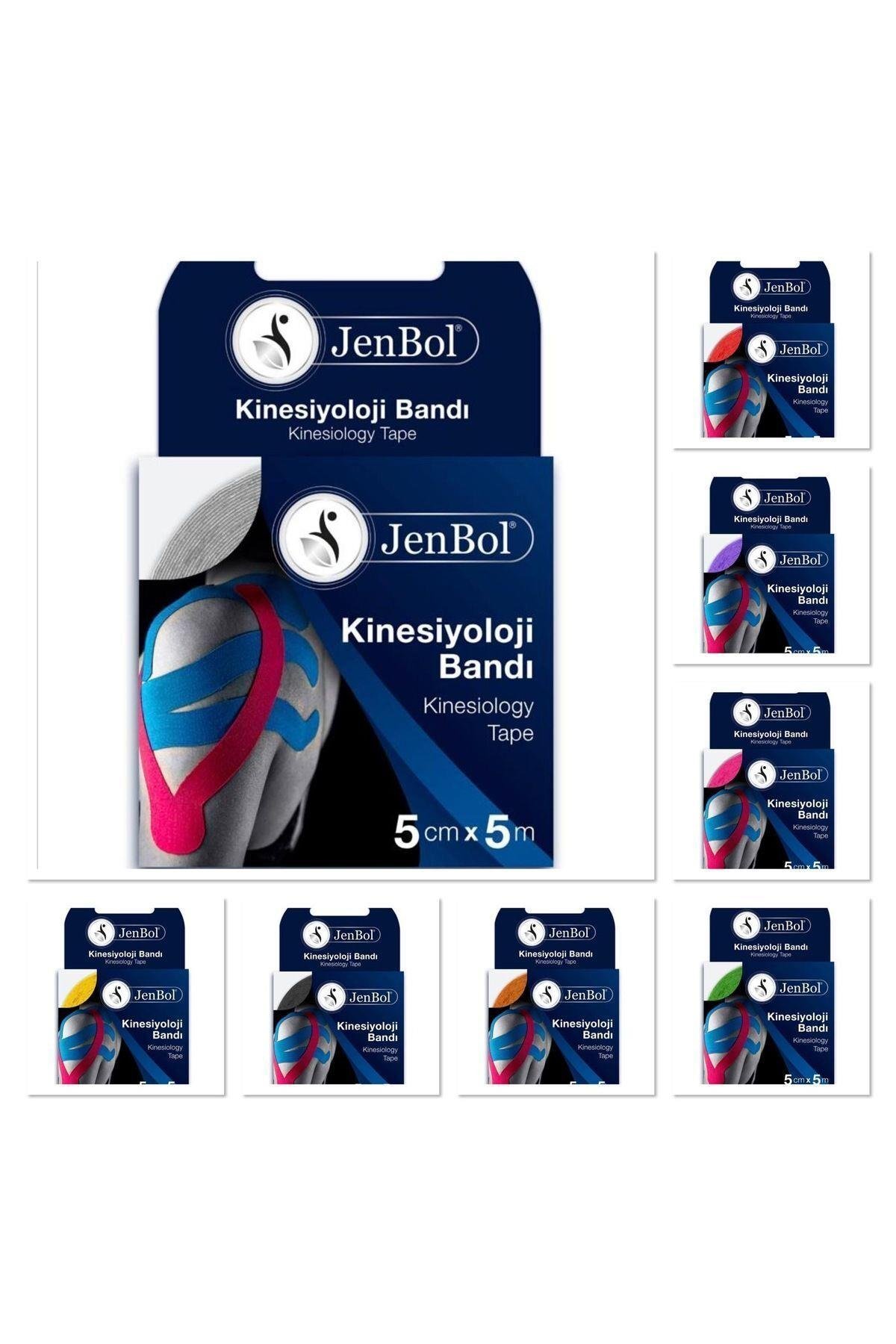JENBOLSPORCU BESİN TAKVİYELERİJenbol Kinesiology Tape Ağrı Bandı 5 cm x 5 m - Sarı