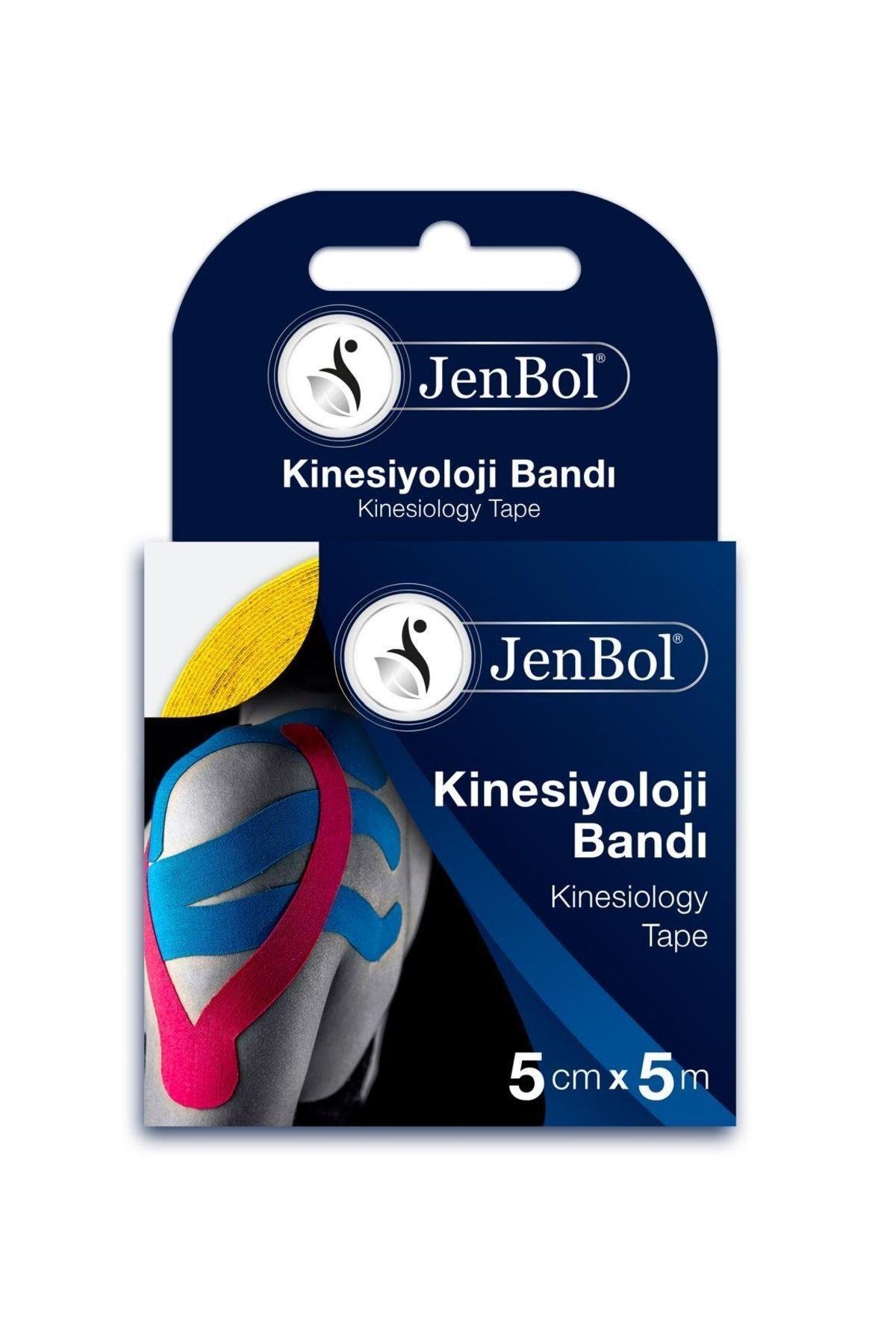 JENBOLSPORCU BESİN TAKVİYELERİJenbol Kinesiology Tape Ağrı Bandı 5 cm x 5 m - Sarı