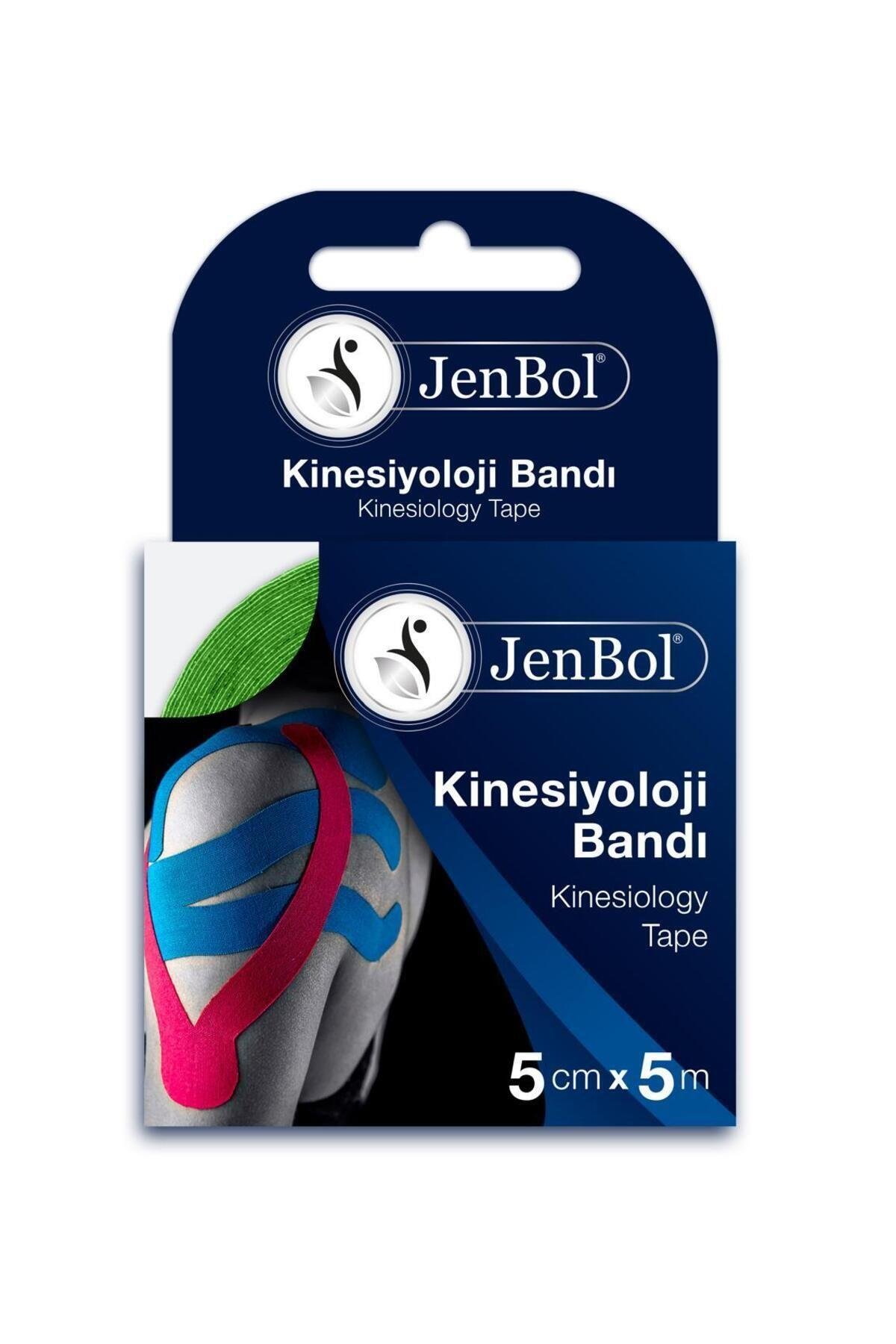 JENBOLSPORCU BESİN TAKVİYELERİJenbol Kinesiology Tape Ağrı Bandı 5 cm x 5 m - Yeşil