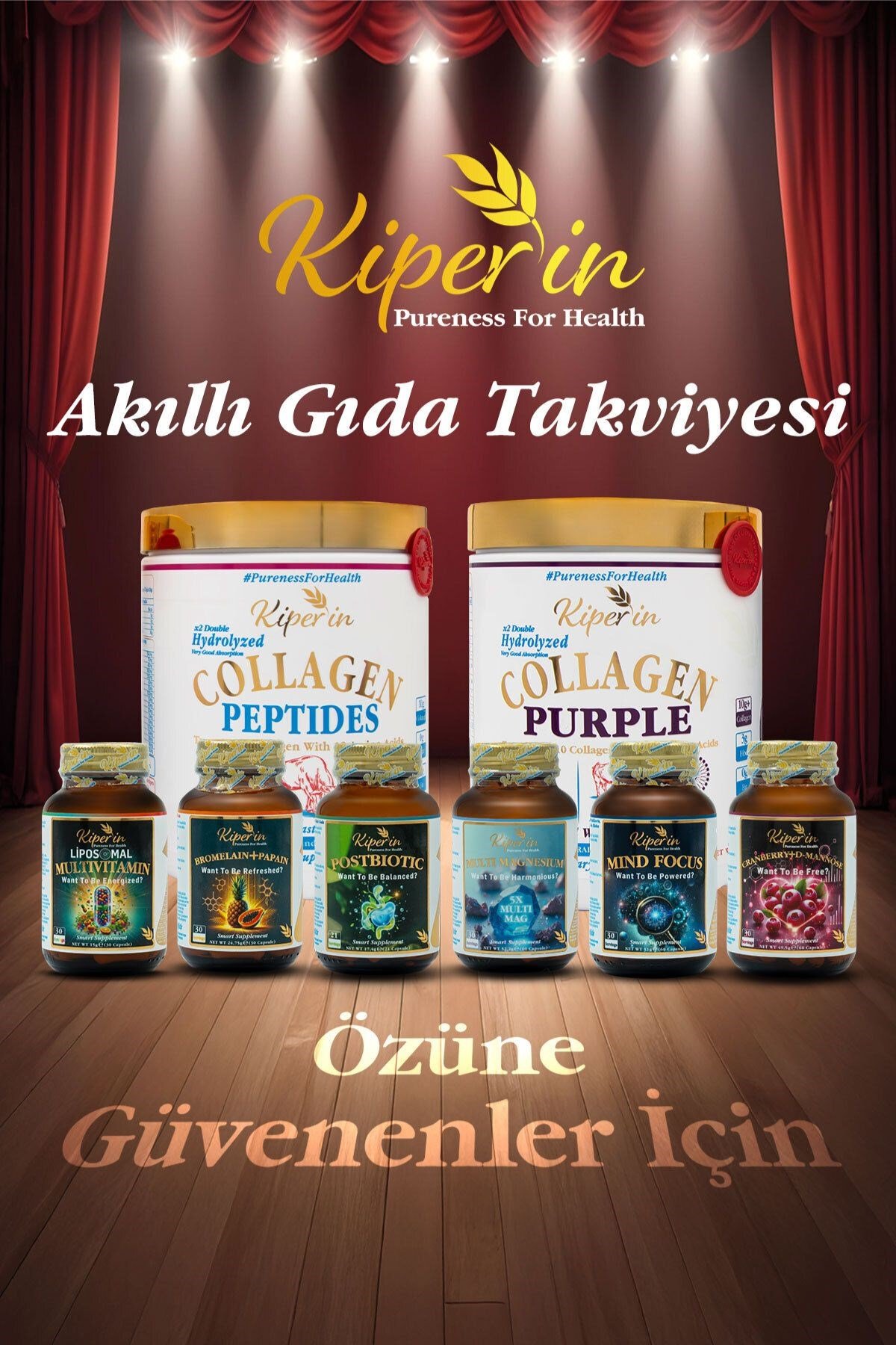 KİPERİNVİTAMİN-MİNERALLERKiperin Bromelain+ Papain 30 Kapsül