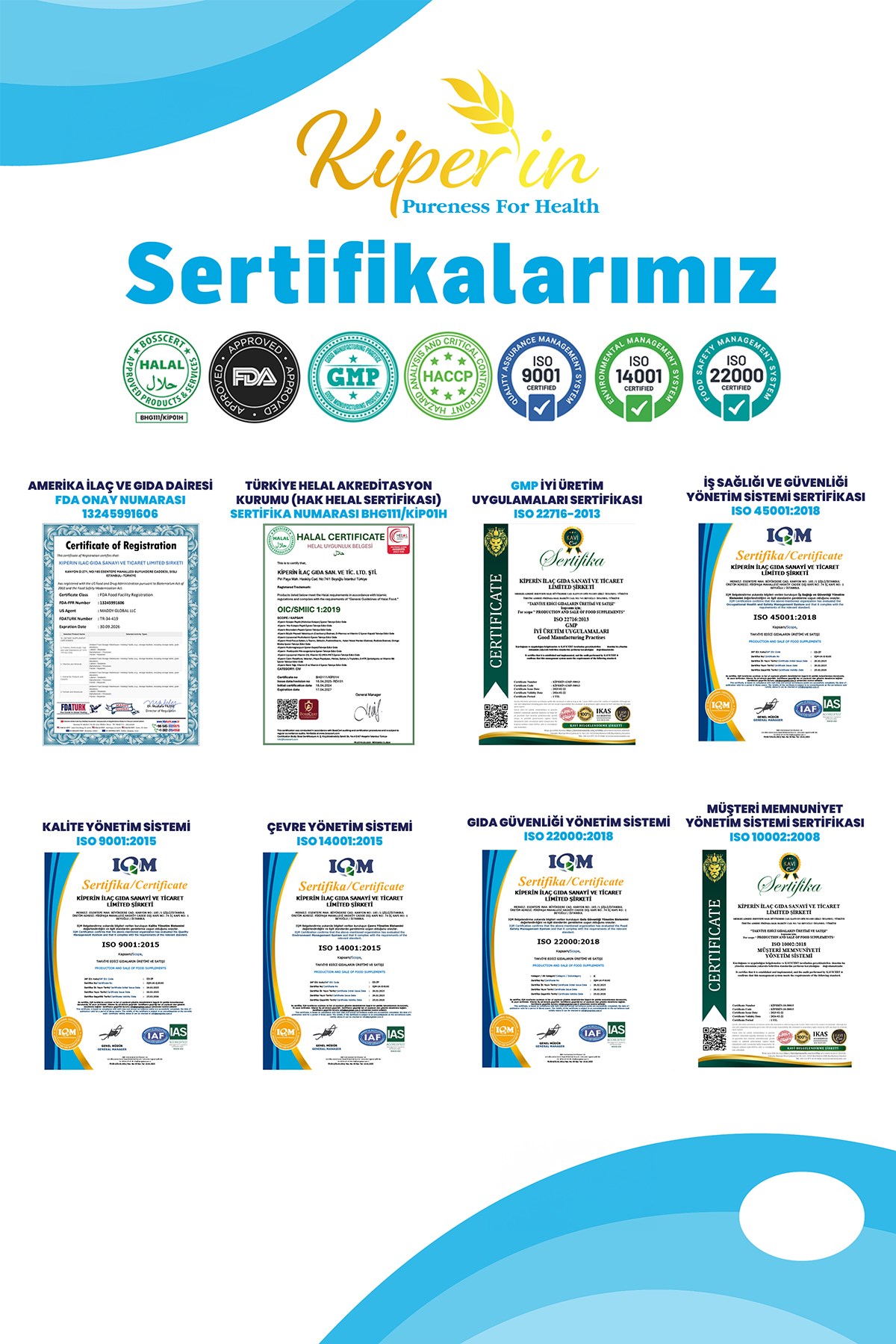 KİPERİNVİTAMİN-MİNERALLERKiperin Calm Relax Passiflora Safran Valerian HTP İçeren Akıllı Gıda Takviyesi 30 Kapsül