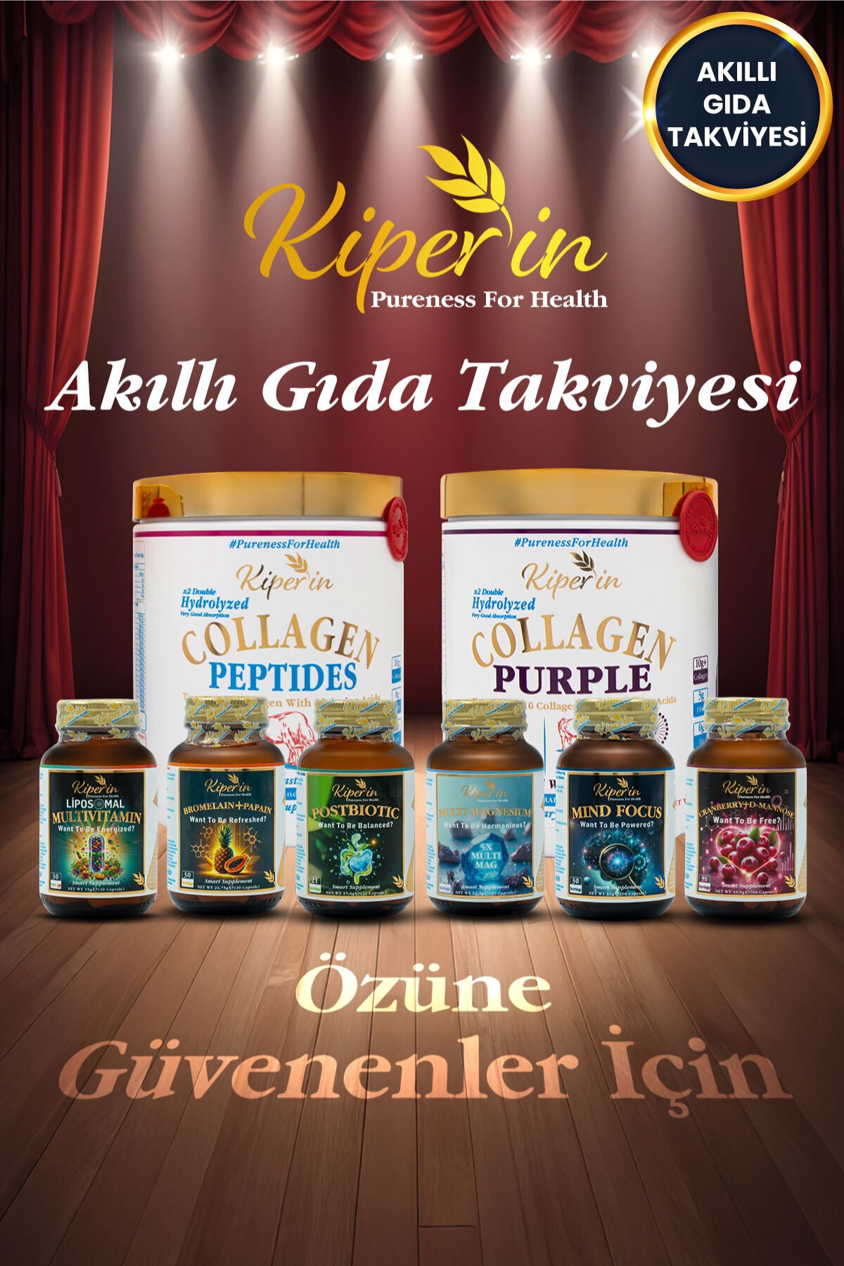 KİPERİNVİTAMİN-MİNERALLERKiperin Mind Focus Aslan Yelesi Mantarı, Sitikolin, Rhodiola, L-Theanin 60 Kapsül
