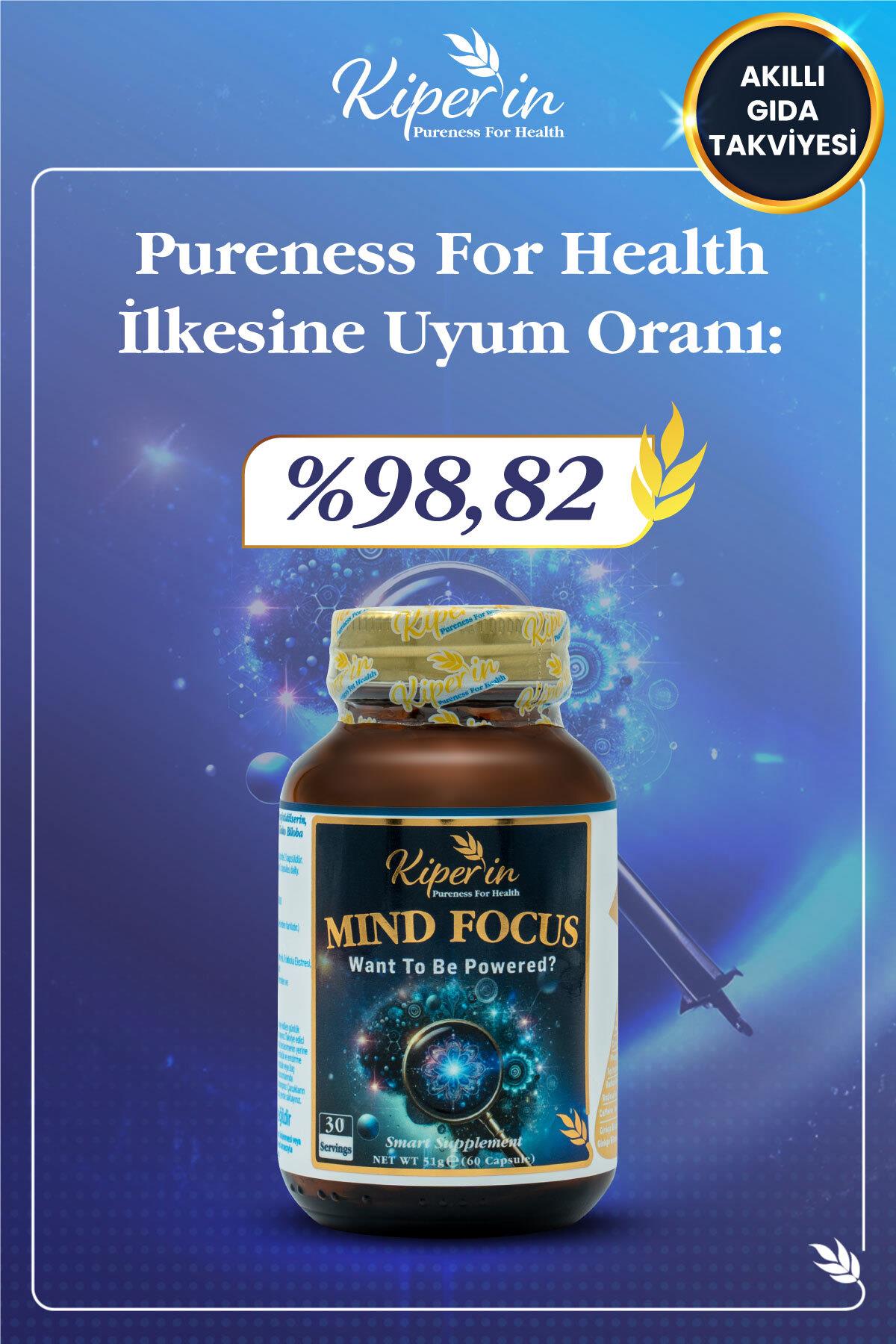 KİPERİNVİTAMİN-MİNERALLERKiperin Mind Focus Aslan Yelesi Mantarı, Sitikolin, Rhodiola, L-Theanin 60 Kapsül