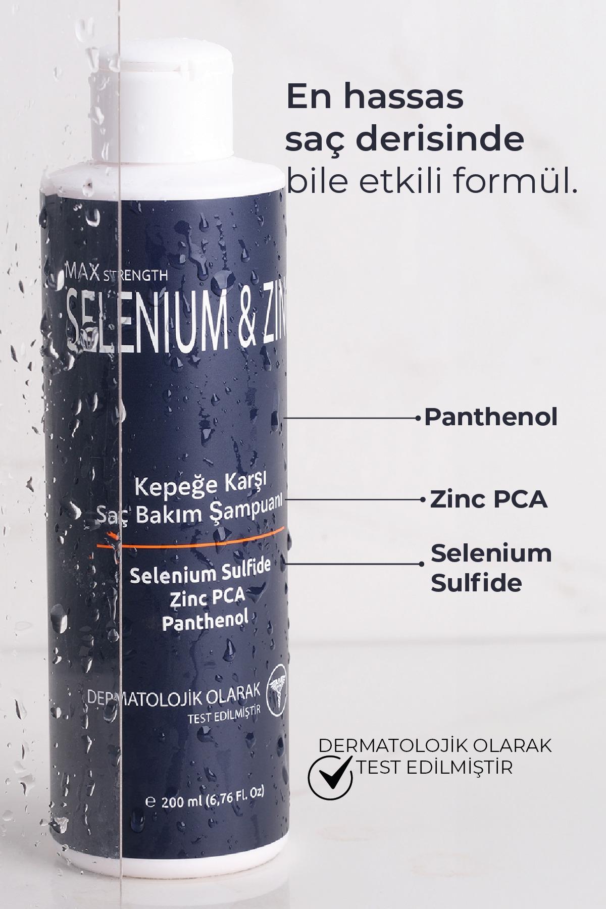 Krc DermaŞAMPUANLARKrc Derma Selenium Zinc Kepek Karşıtı Şampuan 200 ml