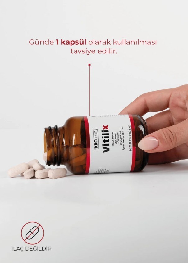 Krc DermaVİTAMİN-MİNERALLERKrc Derma Vitilix 30 Kapsül