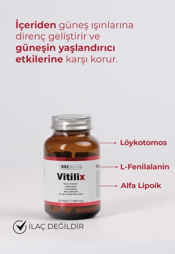 Krc DermaVİTAMİN-MİNERALLERKrc Derma Vitilix 30 Kapsül