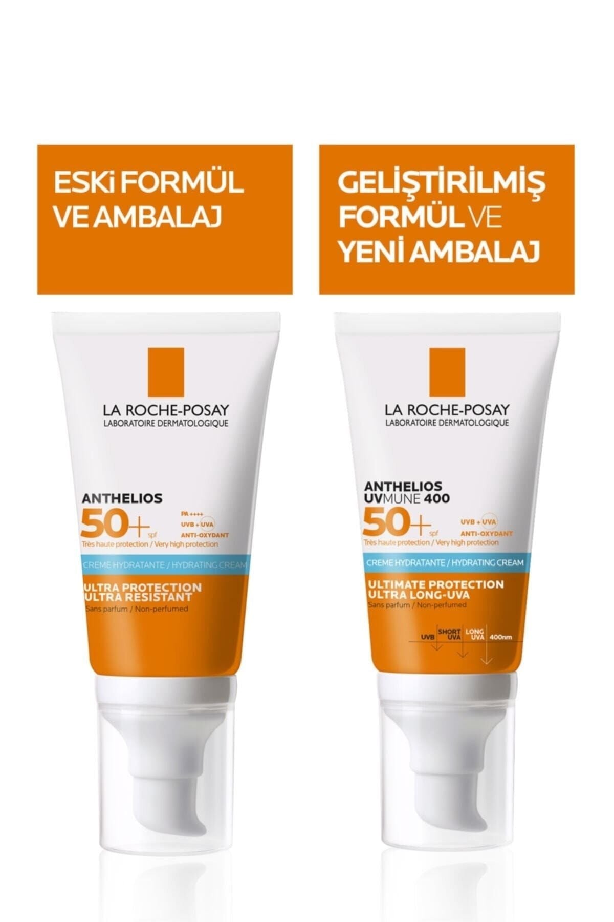 LA ROCHE POSAYGÜNEŞ ÜRÜNLERİLa Roche Posay Anthelios UVMune 400 SPF50+ Nemlendirici Güneş Kremi 50 ml