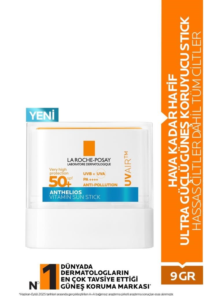LA ROCHE POSAYYÜZ GÜNEŞ ÜRÜNLERİLa Roche Posay New Anthelios UVAIR Vitaminli Güneş Koruyucu Stick SPF50+ 10 ml