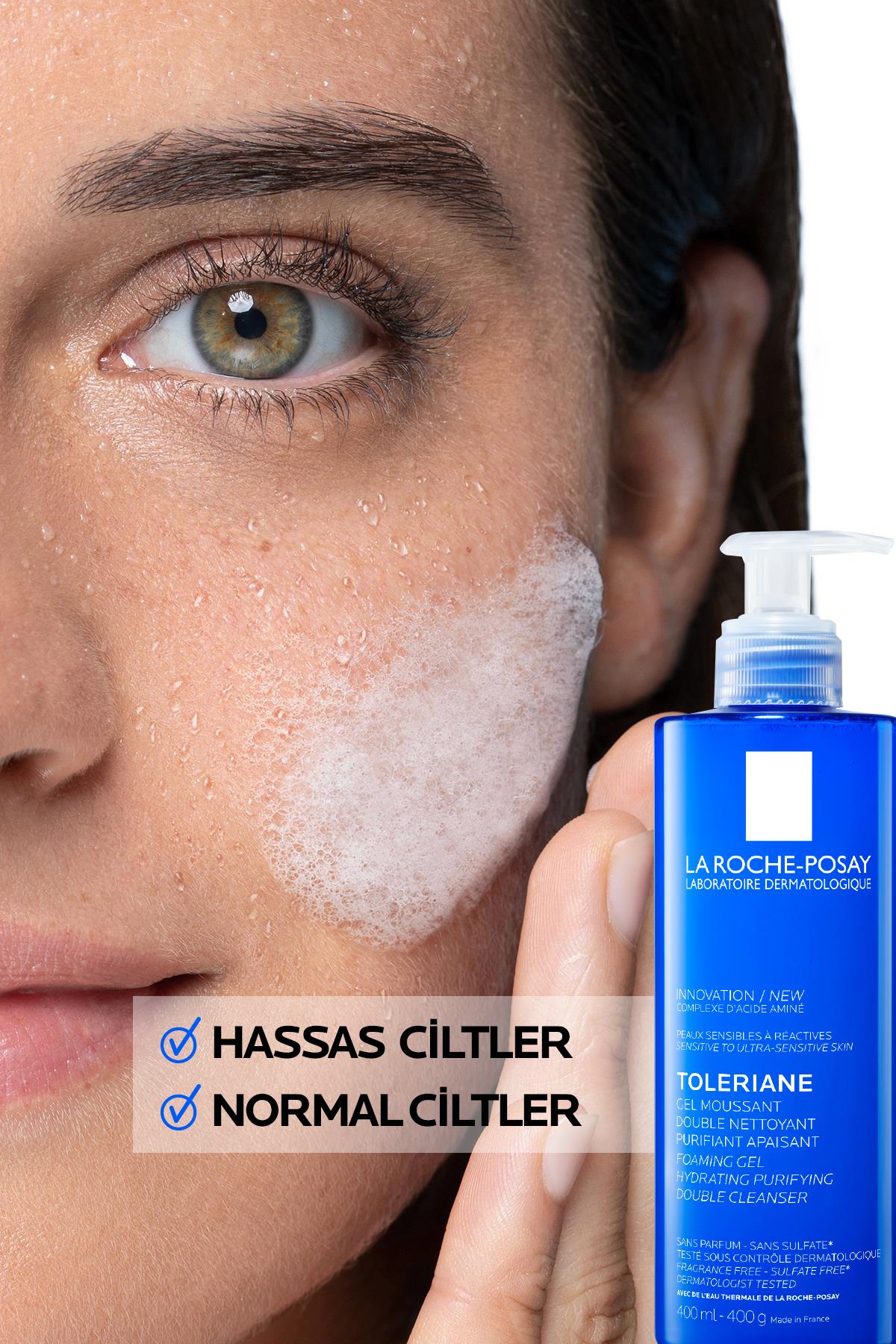 LA ROCHE POSAYYÜZ TEMİZLEYİCİLERLa Roche Posay Toleriane Hassas Ciltler Dahil Tüm Ciltler İçin Temizleme Jeli 400 ml