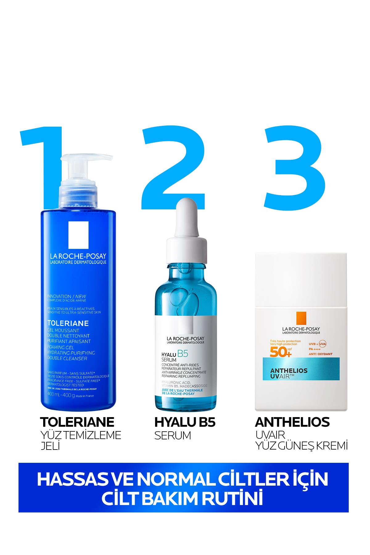 LA ROCHE POSAYYÜZ TEMİZLEYİCİLERLa Roche Posay Toleriane Hassas Ciltler Dahil Tüm Ciltler İçin Temizleme Jeli 400 ml