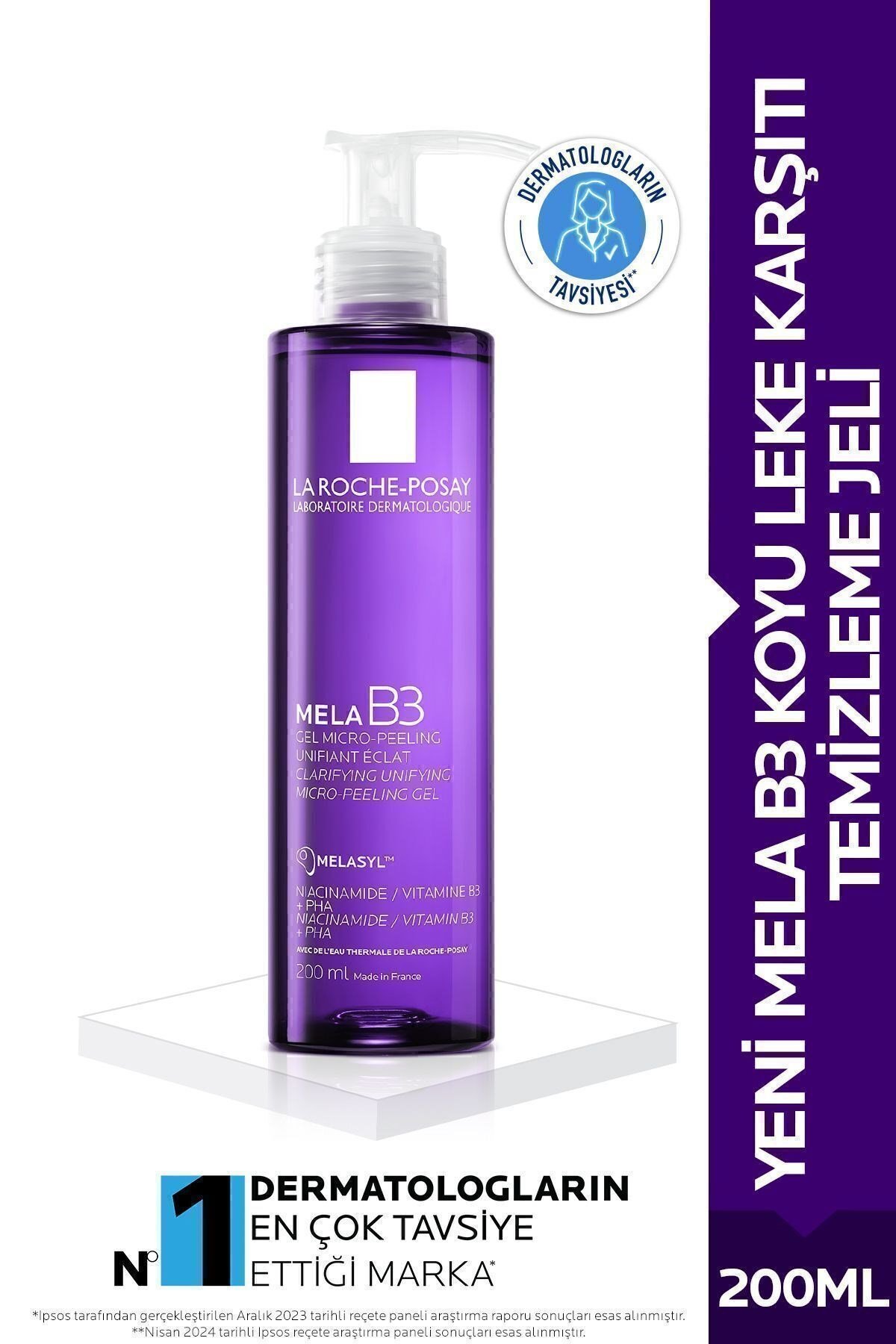 LA ROCHE POSAYYÜZ TEMİZLEYİCİLERLa Roche Posay Mela B3 Koyu Leke Karşıtı Temizleme Jeli 200 ml