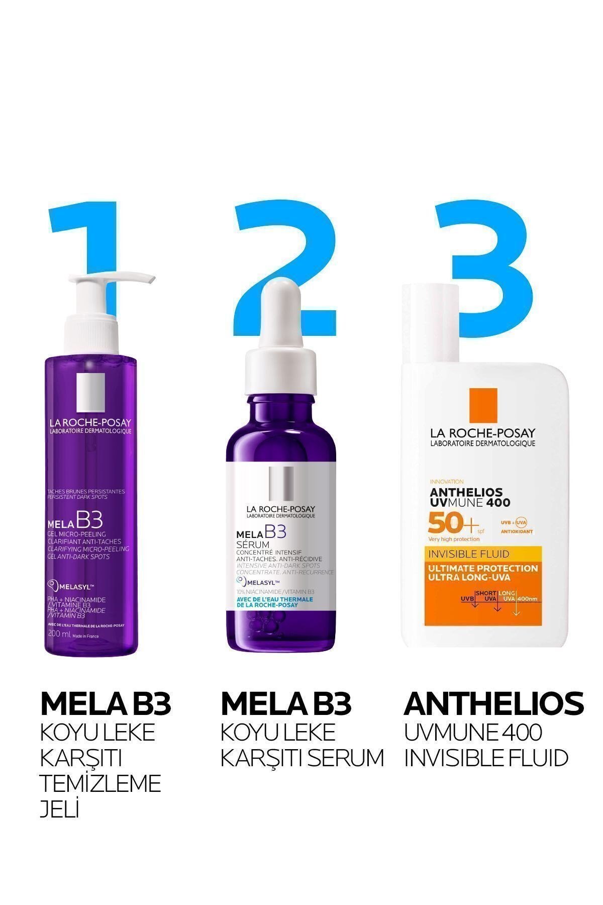 LA ROCHE POSAYYÜZ TEMİZLEYİCİLERLa Roche Posay Mela B3 Koyu Leke Karşıtı Temizleme Jeli 200 ml