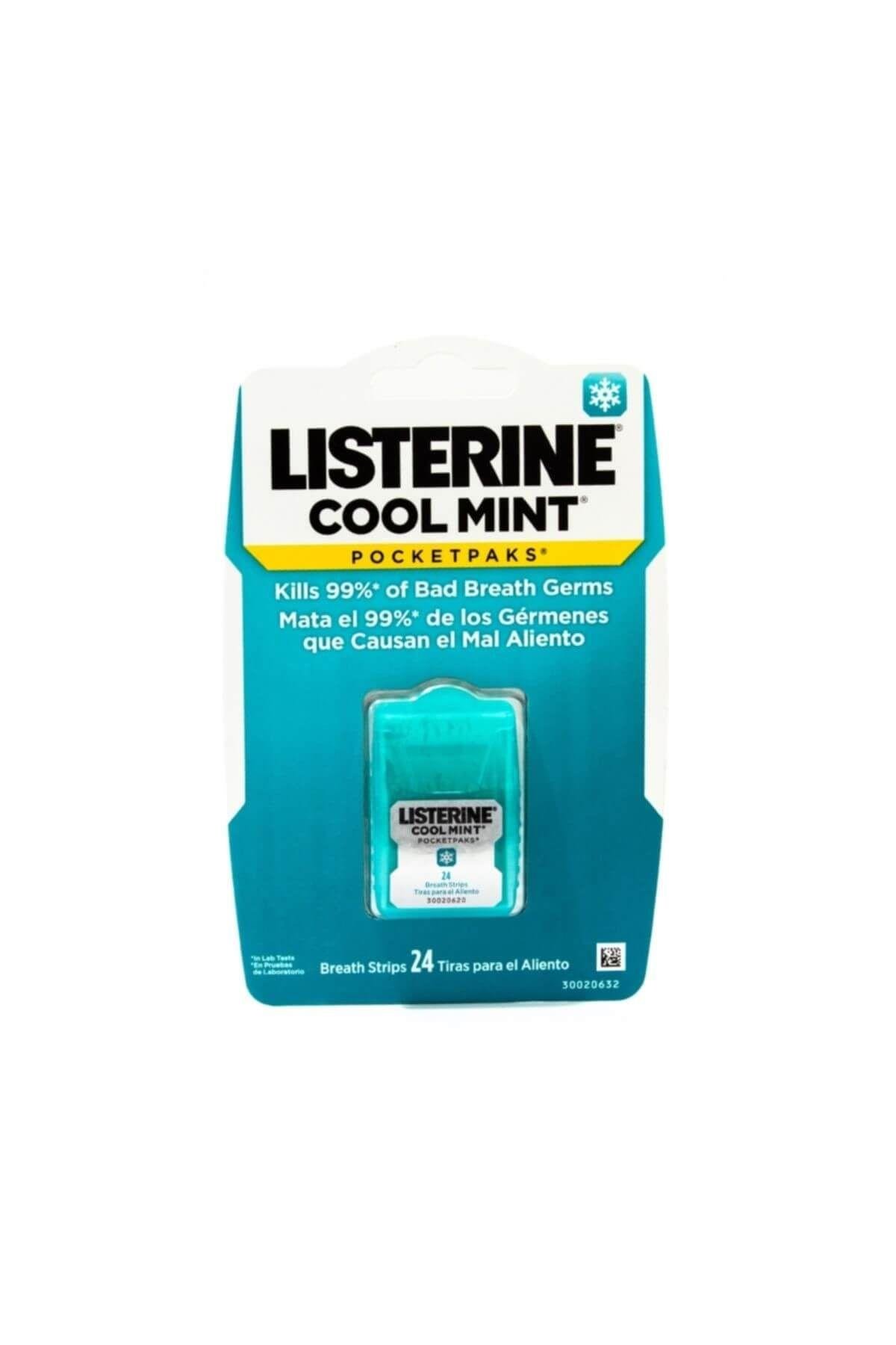 LİSTERİNEDİŞ MACUNLARIListerine Cool Mint Pocketpaks 24'lü