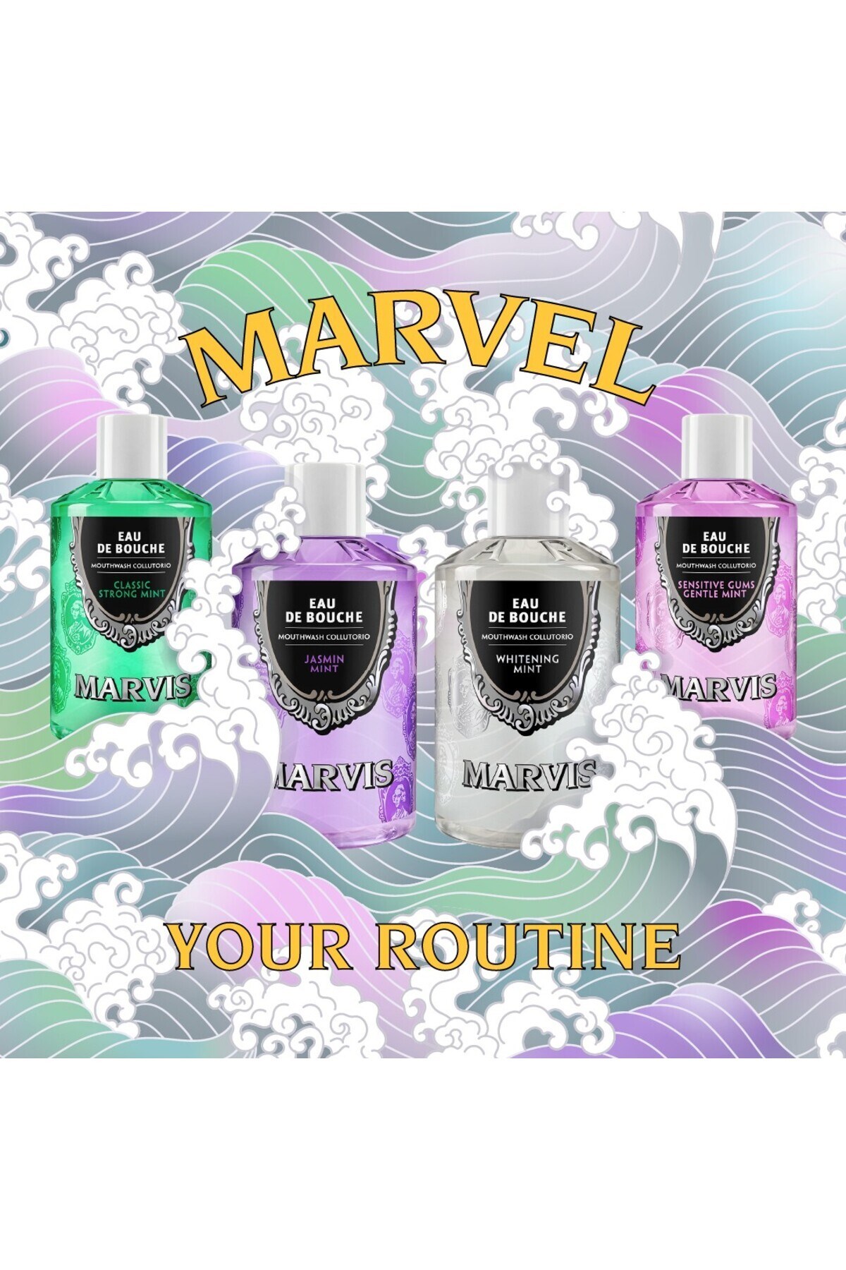 MARVİSDİŞ MACUNLARIMarvis Whitening Mint Ağız Bakım Suyu 400 ml