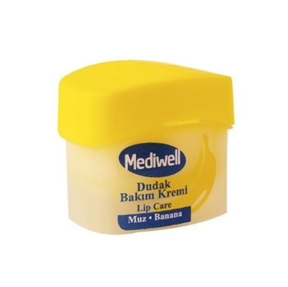 MEDİWELLDUDAK BAKIM ÜRÜNLERİMediwell Dudak Bakım Kremi 5 ml - Muzlu