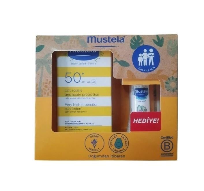 MUSTELAGÜNEŞ ÜRÜNLERİMustela Güneş Losyonu SPF50 100 ml + Mustela Hydra Bebe 50 ml