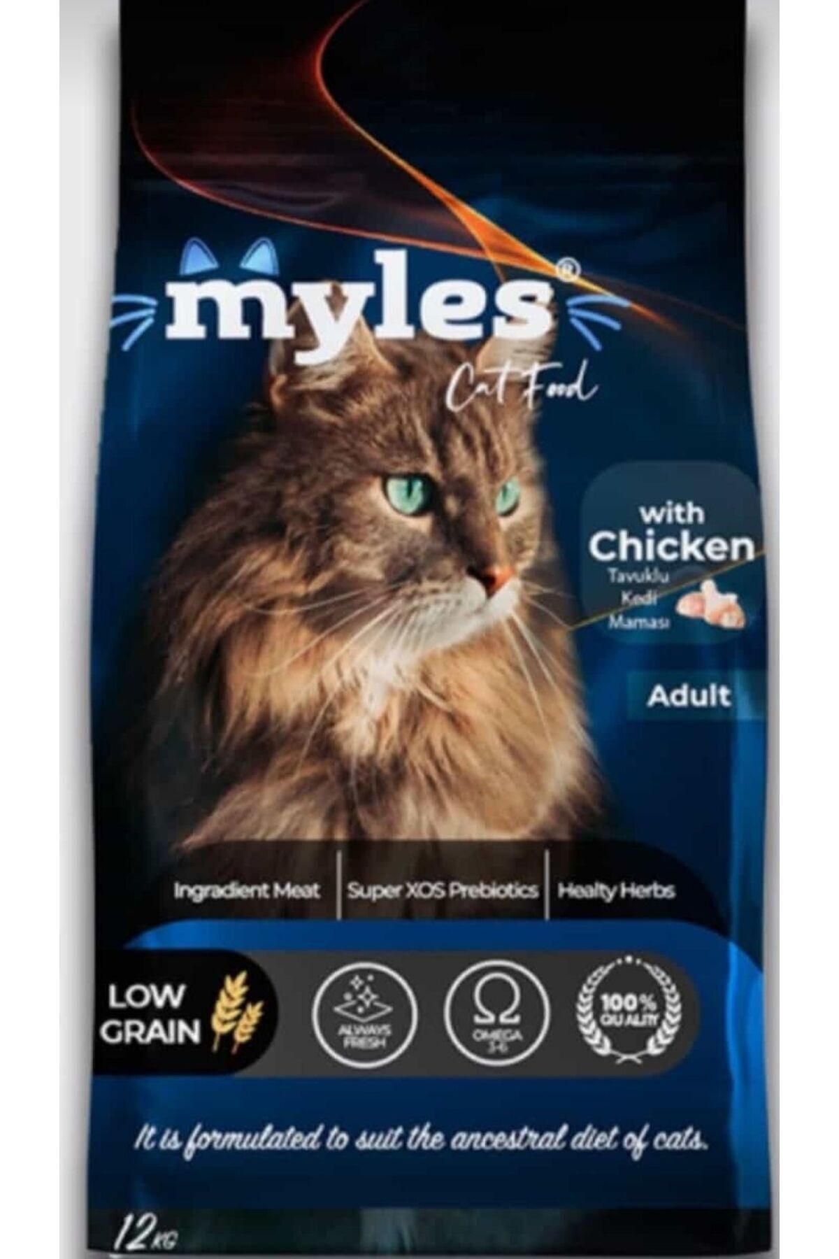 MYLESSEVİMLİ DOSTLARIMIZMyles Cat Food Tavuklu Yetişkin Kedi Maması 12 Kg