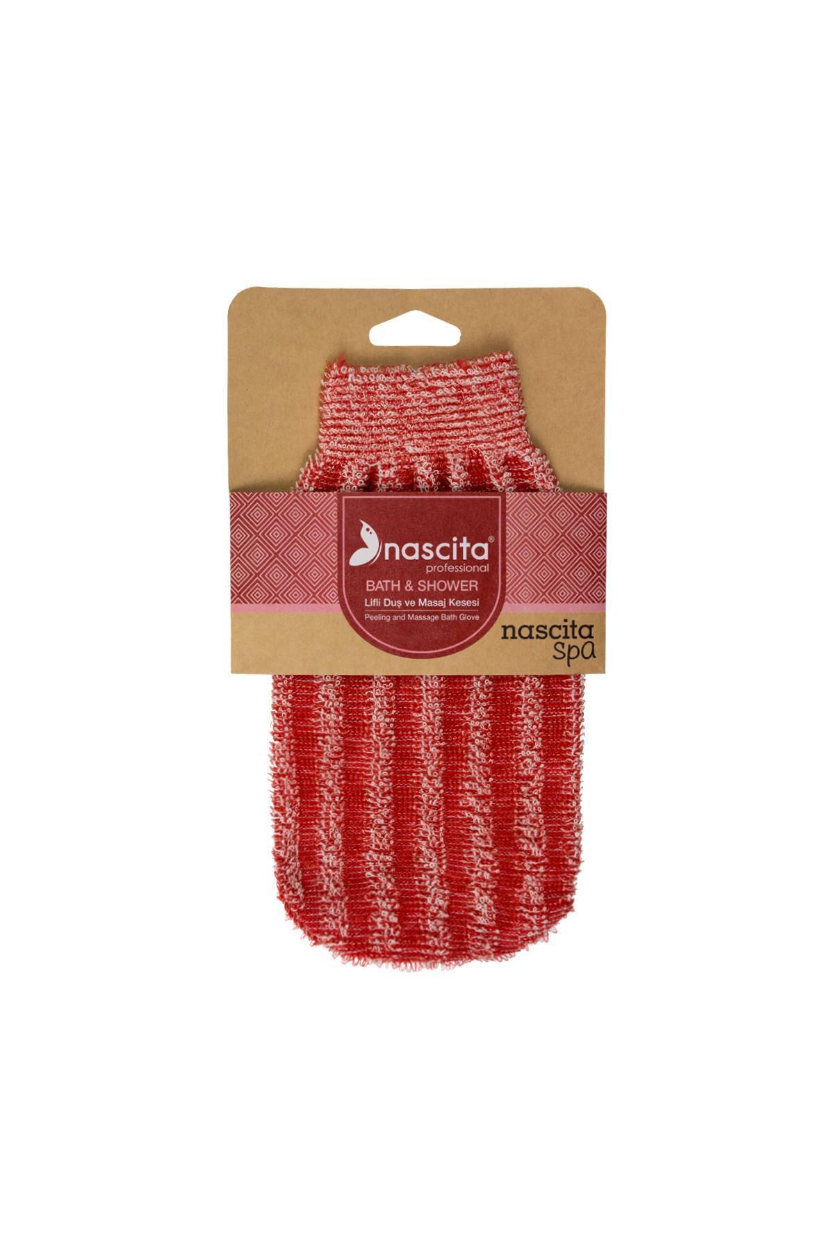 NascitaBANYO ÜRÜNLERİNascita Lastikli Duş Kesesi Kırmızı - 24