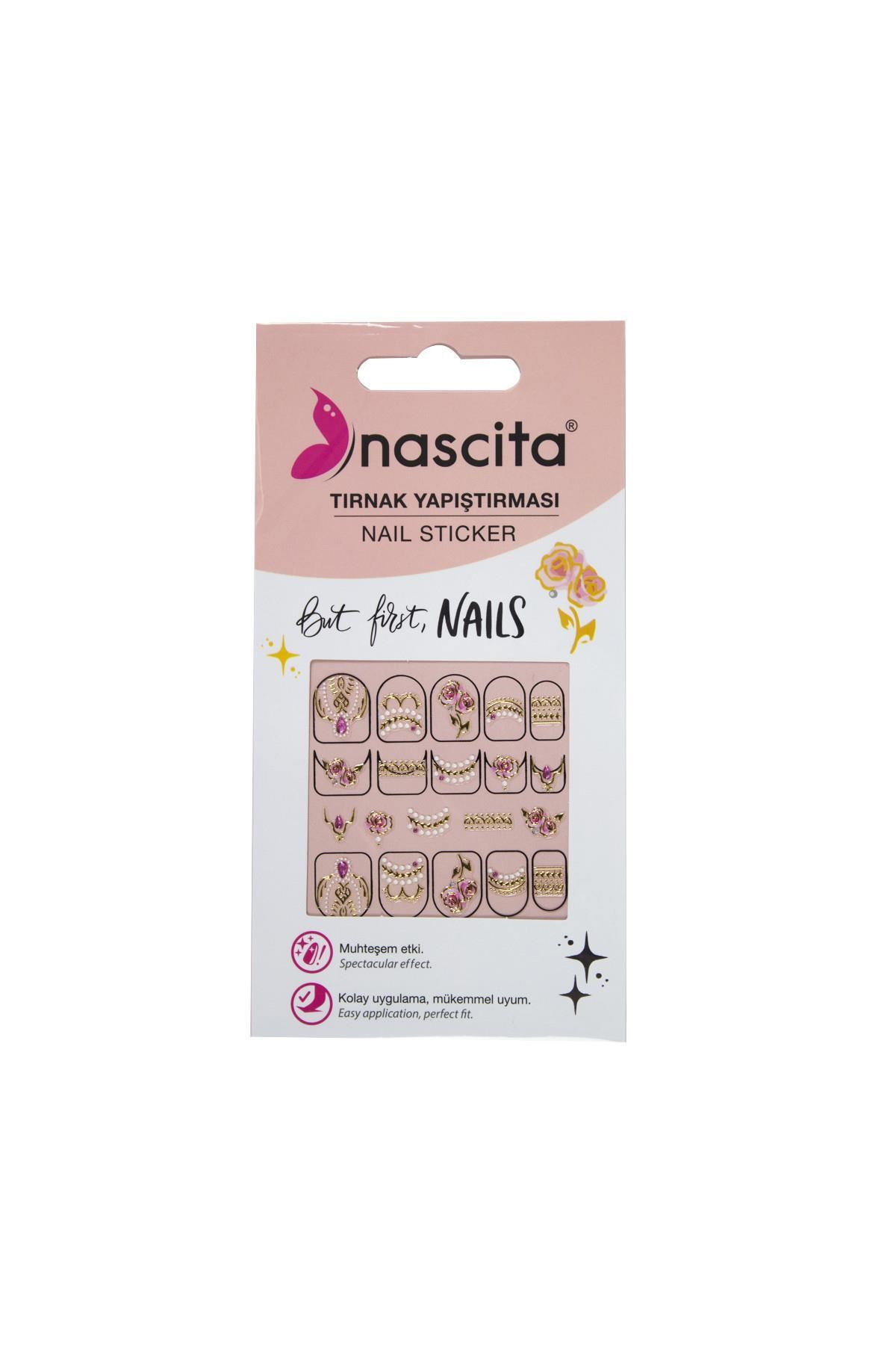 NascitaKOZMETİKNascita Tırnak Üstü Sticker Gold Temalı
