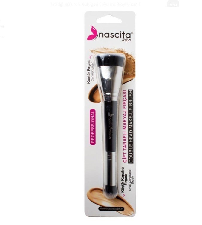 NascitaMAKYAJ ÜRÜNLERİNascita Çift Taraflı Makyaj Fırçası (Kontür & Kapatıcı) - 491