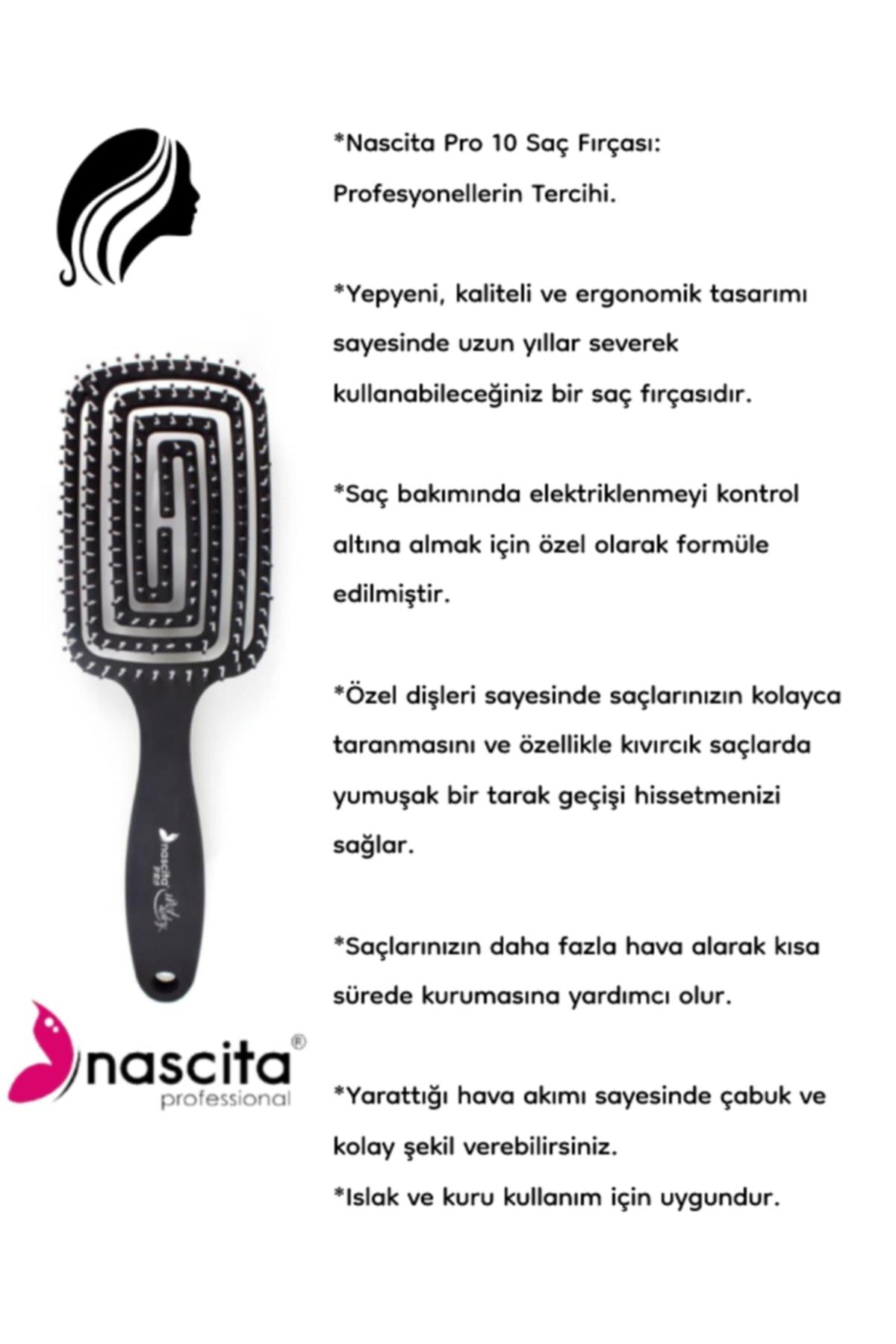 NascitaSAÇ FIRÇALARI / TARAKLARNascita Pro Üç Boyutlu Saç Fırçası - 10