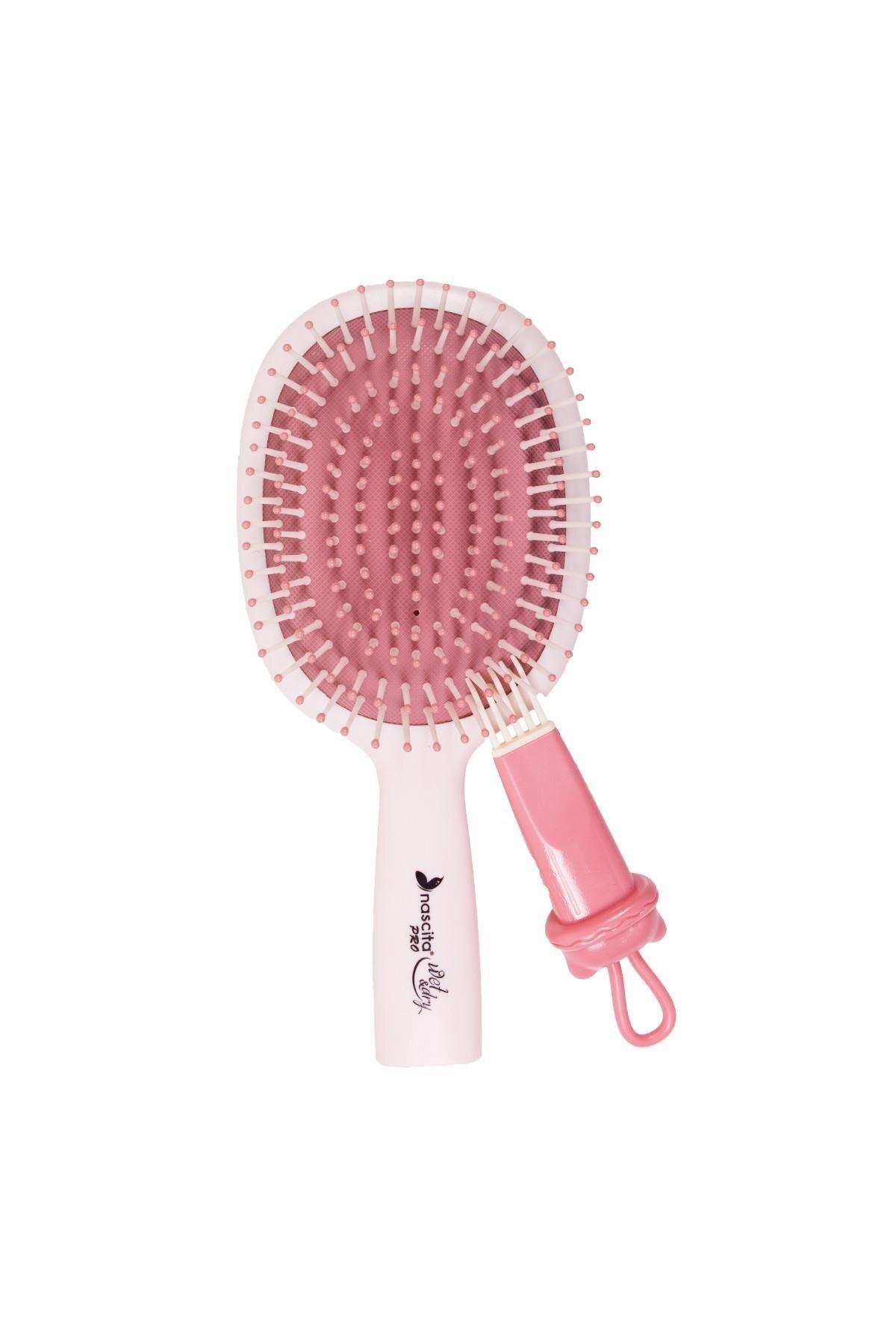 NascitaSAÇ FIRÇALARI / TARAKLARNascita Pro Ayıcık Figürlü Çocuk Saç Fırçası Pembe - 48
