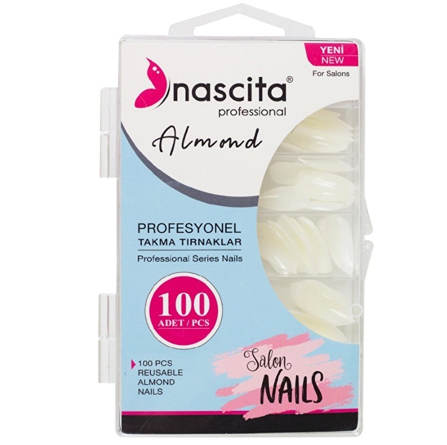 NascitaTIRNAK ÜRÜNLERİNascita 100'lü Kutulu Almond Takma Tırnak - 166